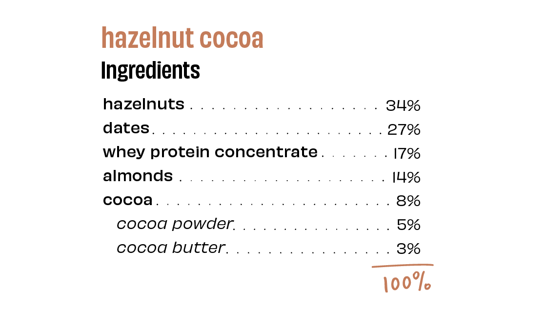 Hazelnut Cocoa Protein Bars - Box of 8 - Thumbnail 3