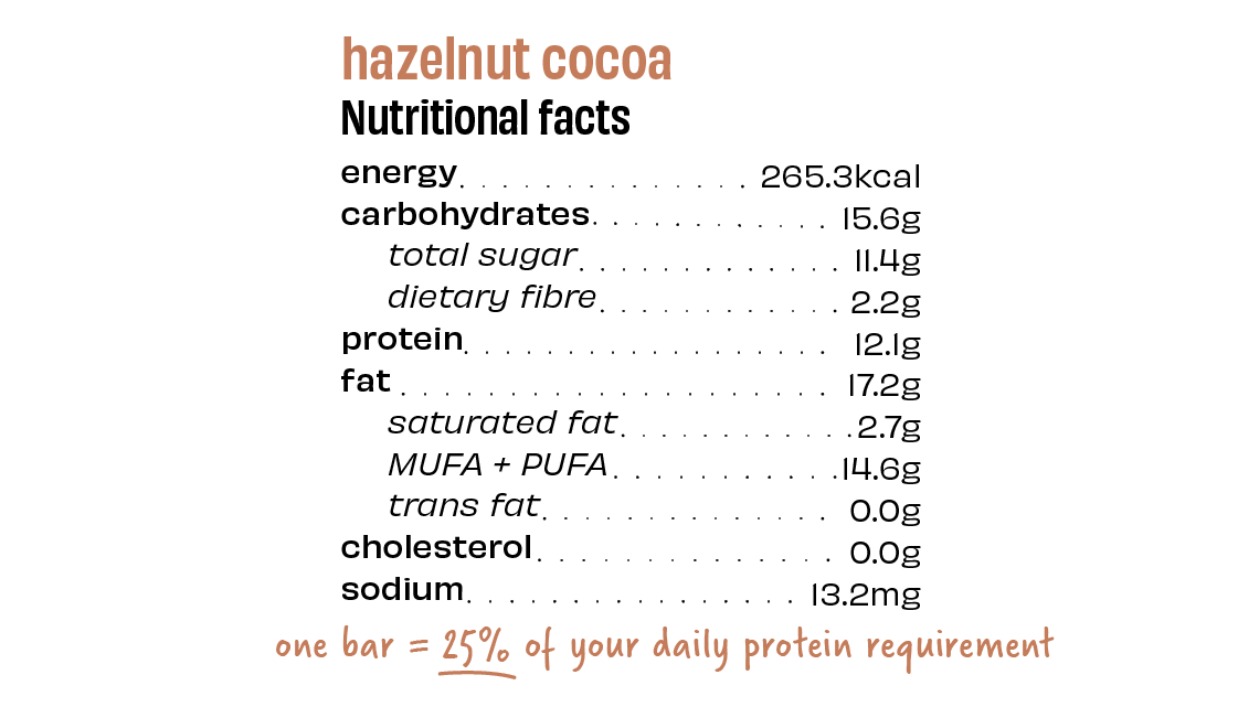 Hazelnut Cocoa Protein Bars - Box of 8 - Thumbnail 4