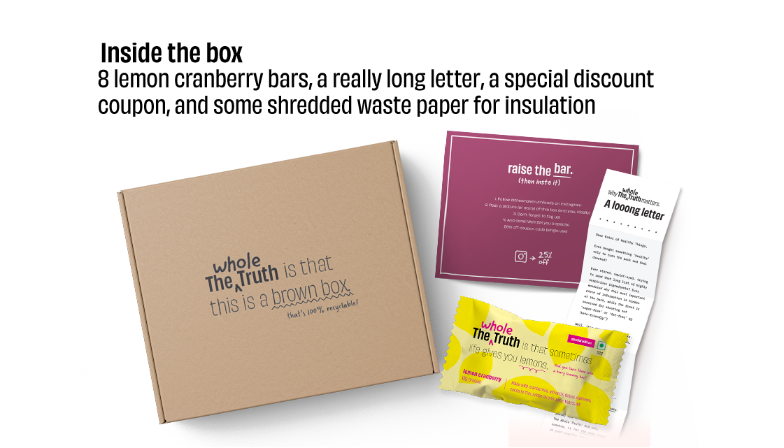 Lemon Cranberry Protein Bars - Box of 8 - Image 5