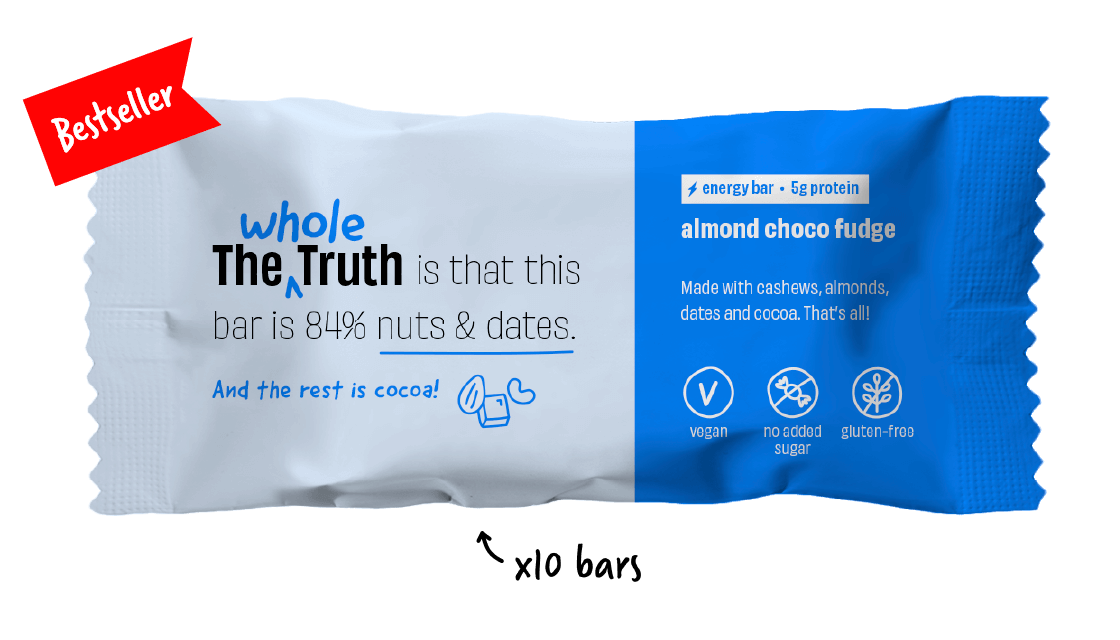 Almond Choco Fudge - Box of 10 - Image 1