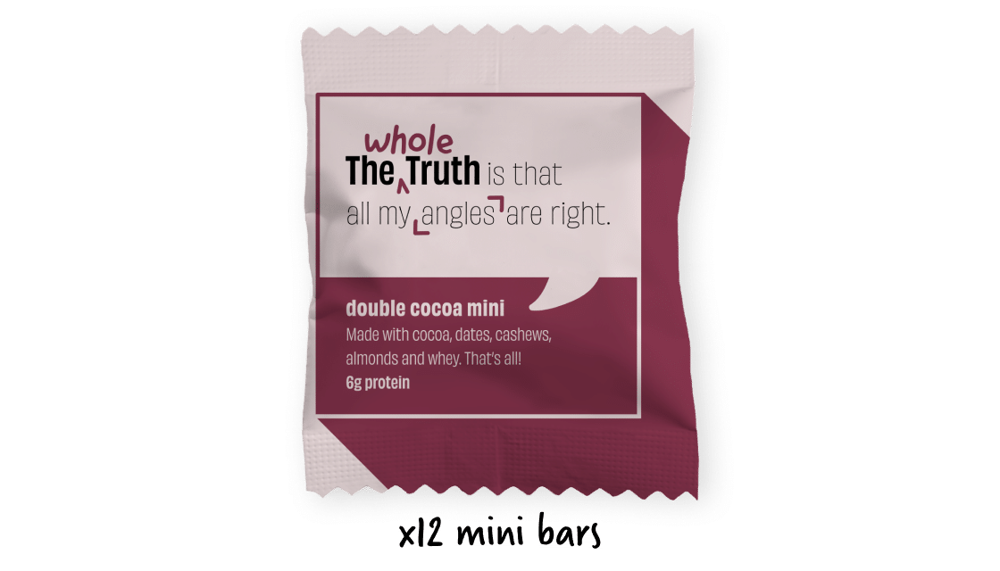 Double Cocoa Mini Protein Bars - Box of 12 - Image 1
