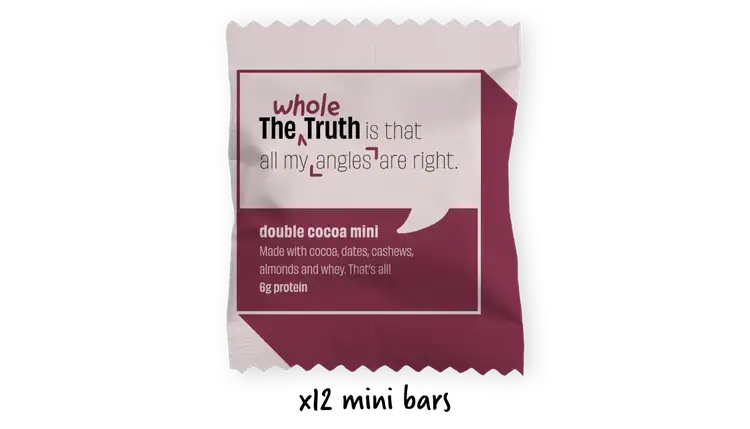 Double Cocoa Mini Protein Bars - Box of 12