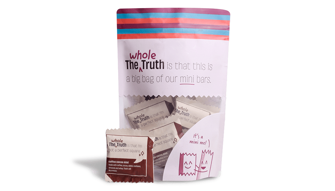 Coffee Cocoa Mini Protein Bars - Box of 12 - Image 3