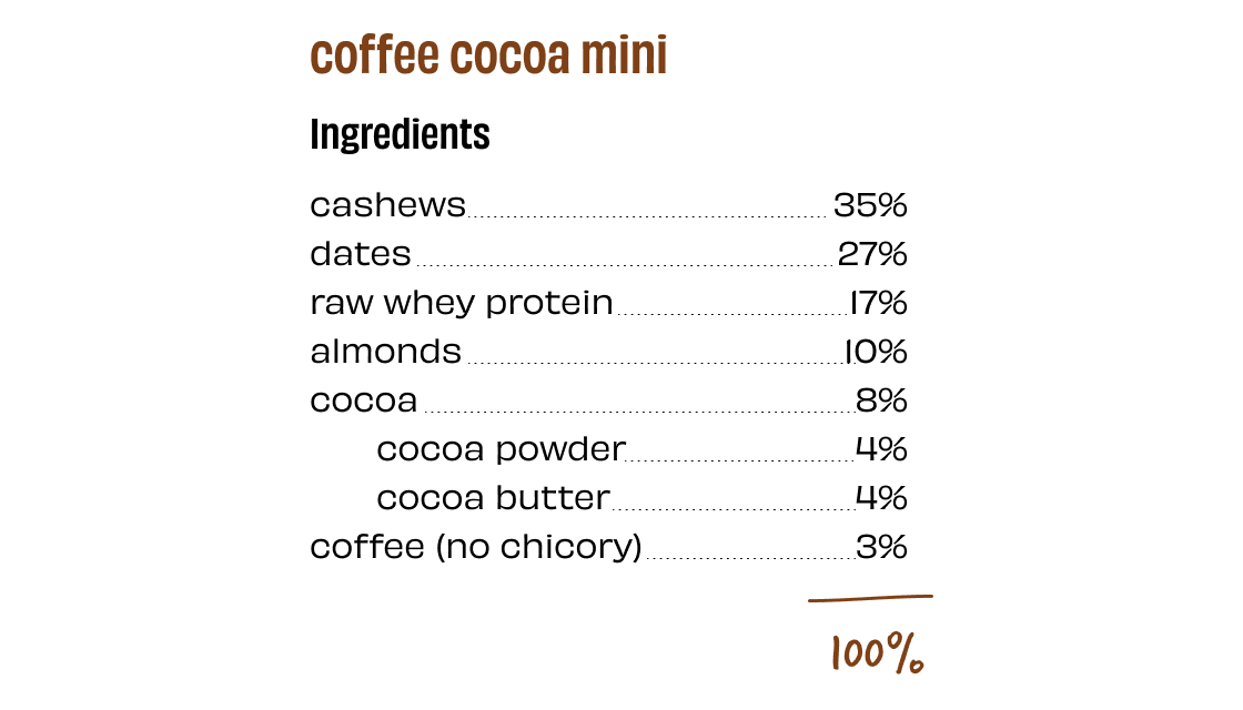Coffee Cocoa Mini Protein Bars - Box of 12 - Image 4