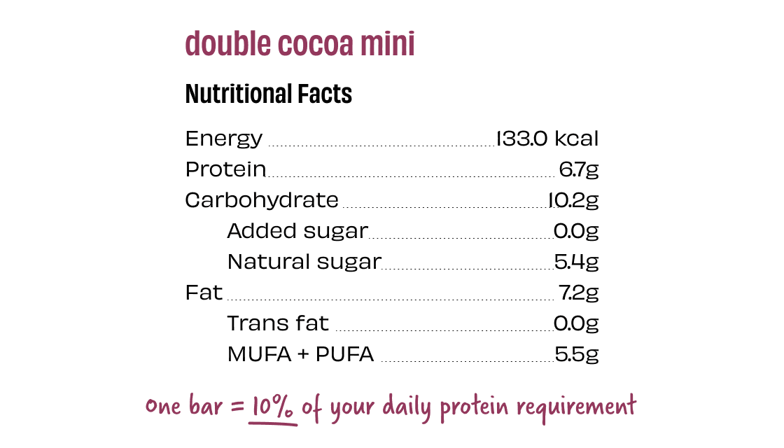 Double Cocoa Mini Protein Bars - Box of 12 - Image 5