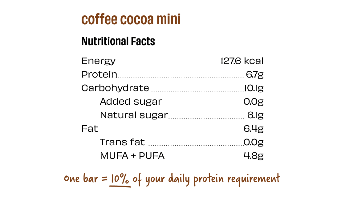Coffee Cocoa Mini Protein Bars - Box of 12 - Image 5