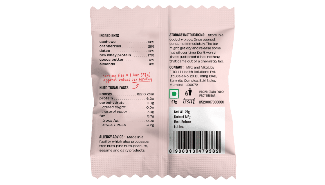 Cranberry Mini Protein Bars - Box of 12 - Image 8