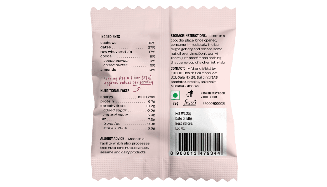 Double Cocoa Mini Protein Bars - Box of 12 - Image 8