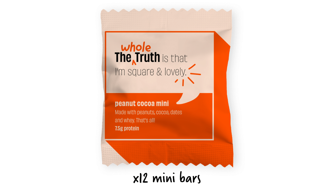 Peanut Cocoa Mini Protein Bars - Box of 12