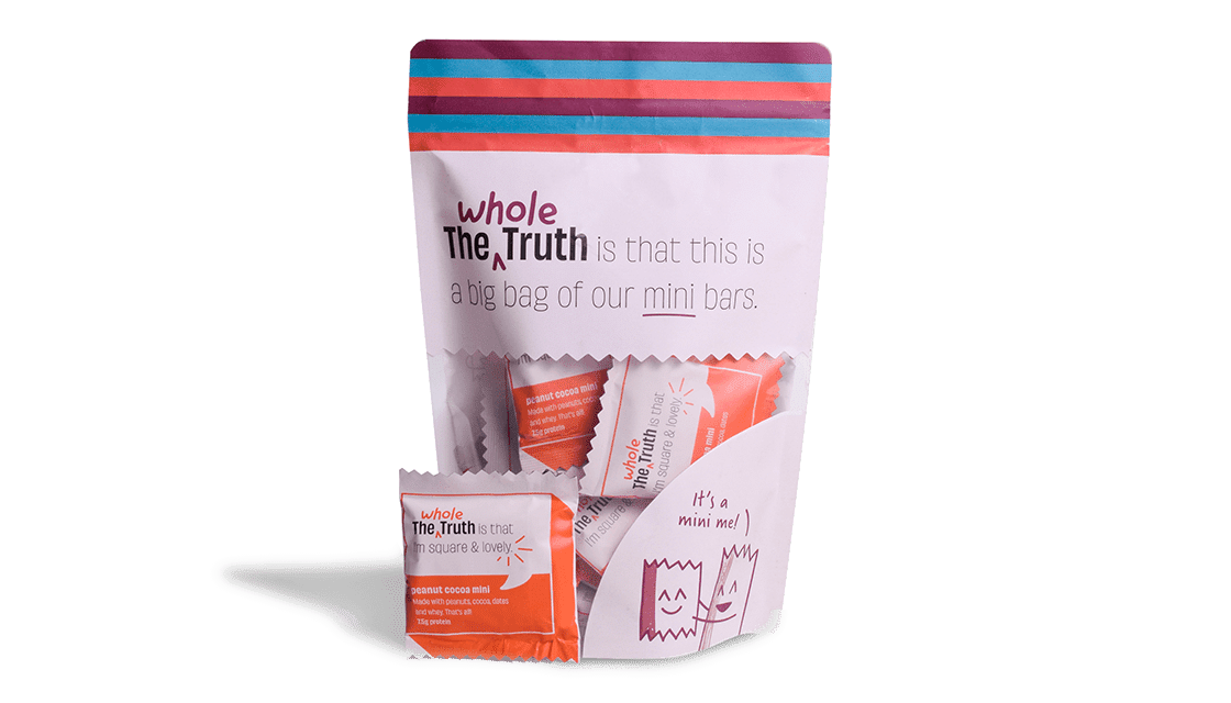 Peanut Cocoa Mini Protein Bars - Box of 12 - Image 3