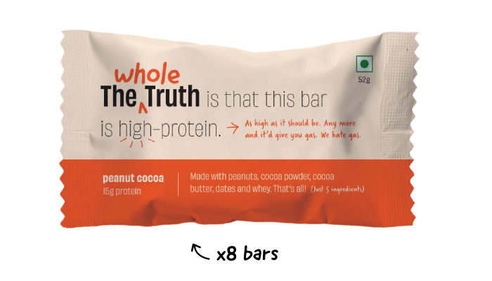 Peanut Cocoa Protein Bars - Box of 8