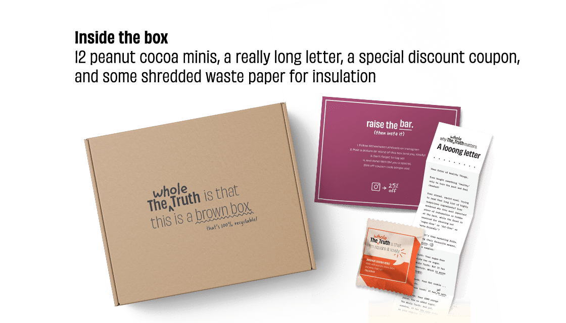Peanut Cocoa Mini Protein Bars - Box of 12 - Image 6