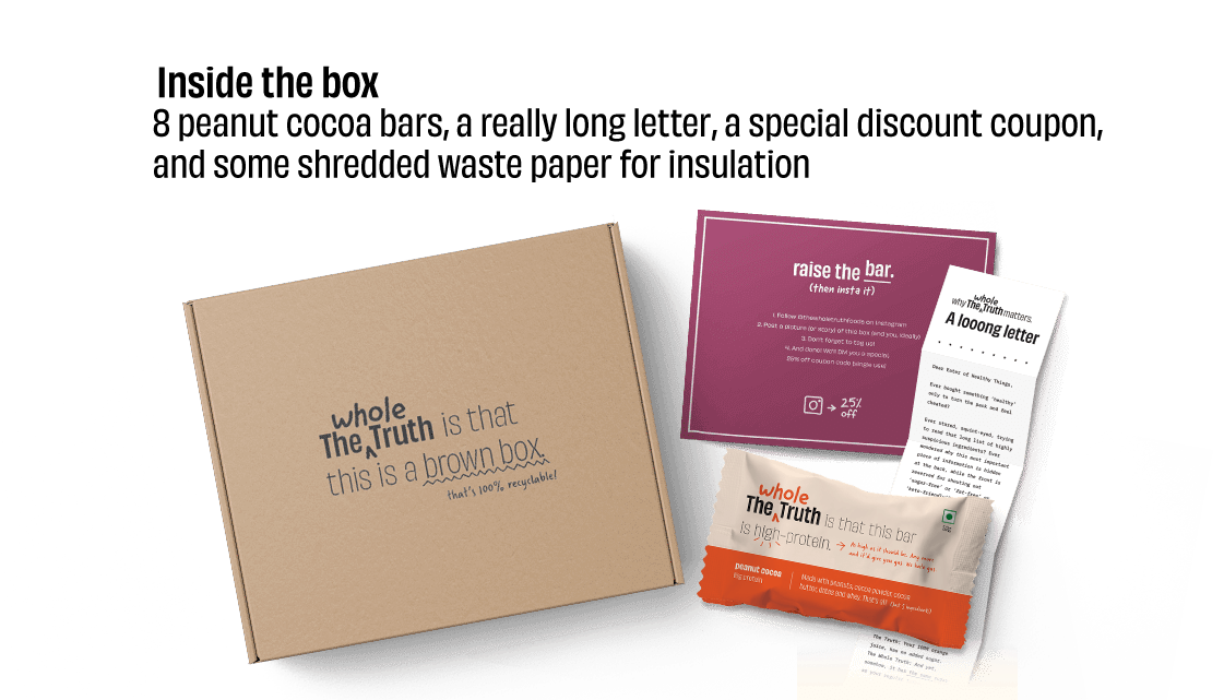 Peanut Cocoa Protein Bars - Box of 8 - Thumbnail 5