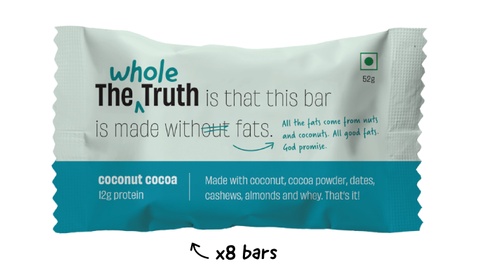 Coconut Cocoa Protein Bars - Box of 8