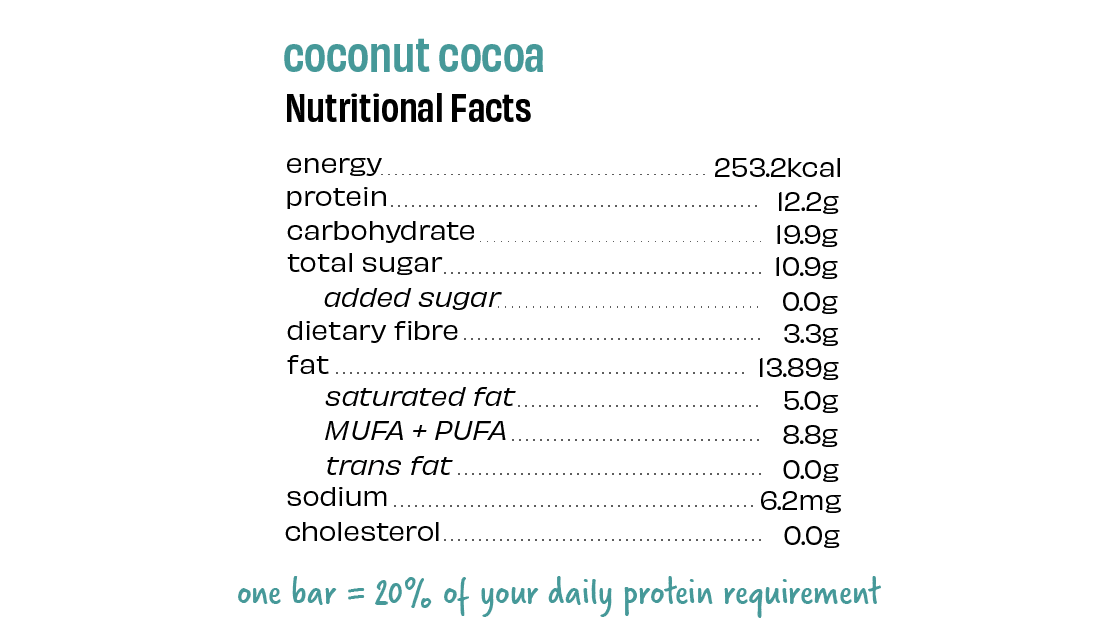 Coconut Cocoa Protein Bars - Box of 8 - Thumbnail 4
