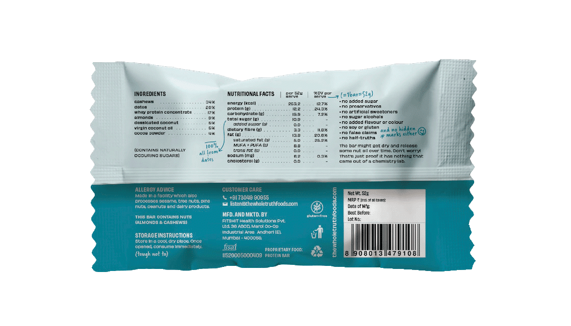 Coconut Cocoa Protein Bars - Box of 8 - Thumbnail 7