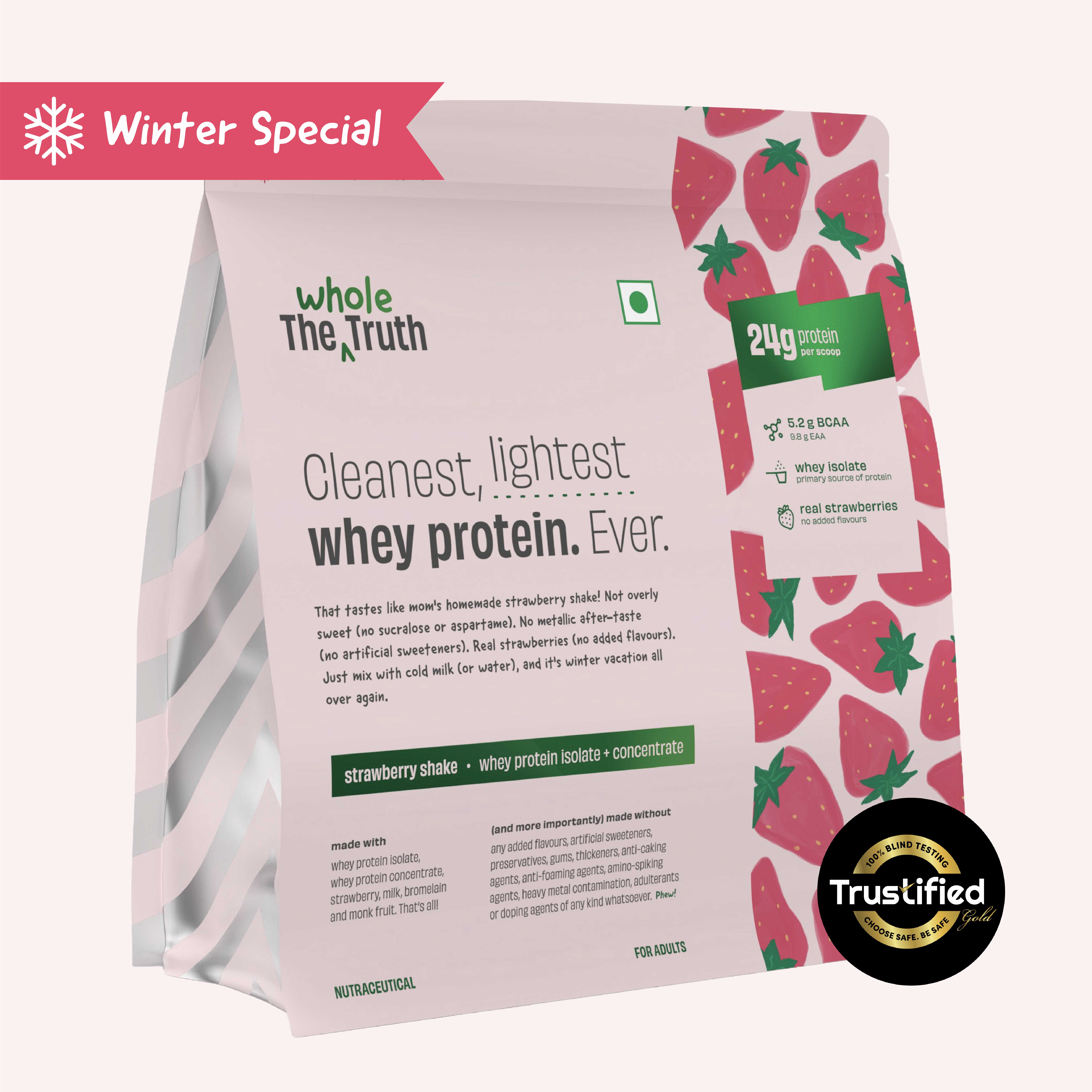 Strawberry Shake 24 g Protein Powder