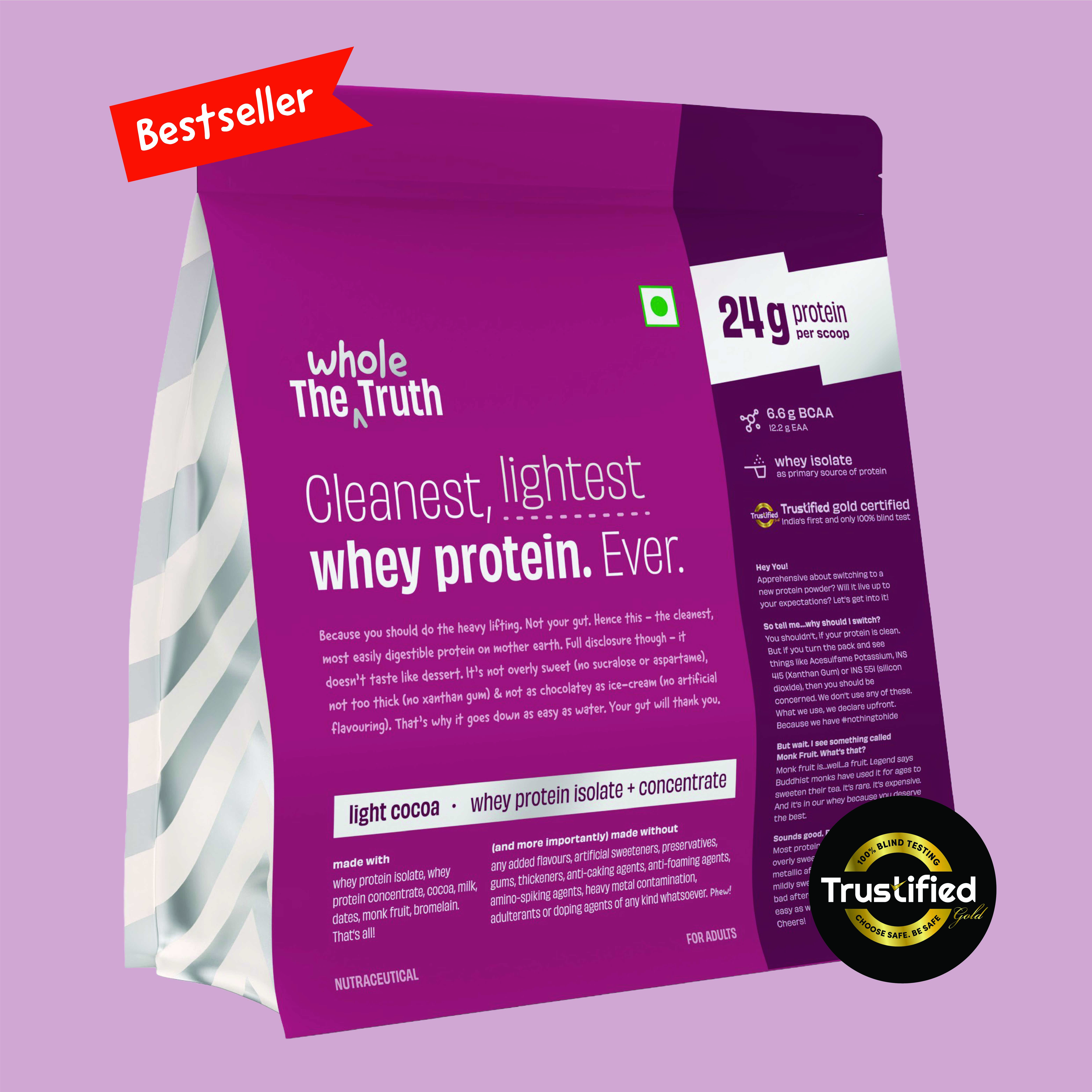 Light Cocoa 24 g Protein Powder