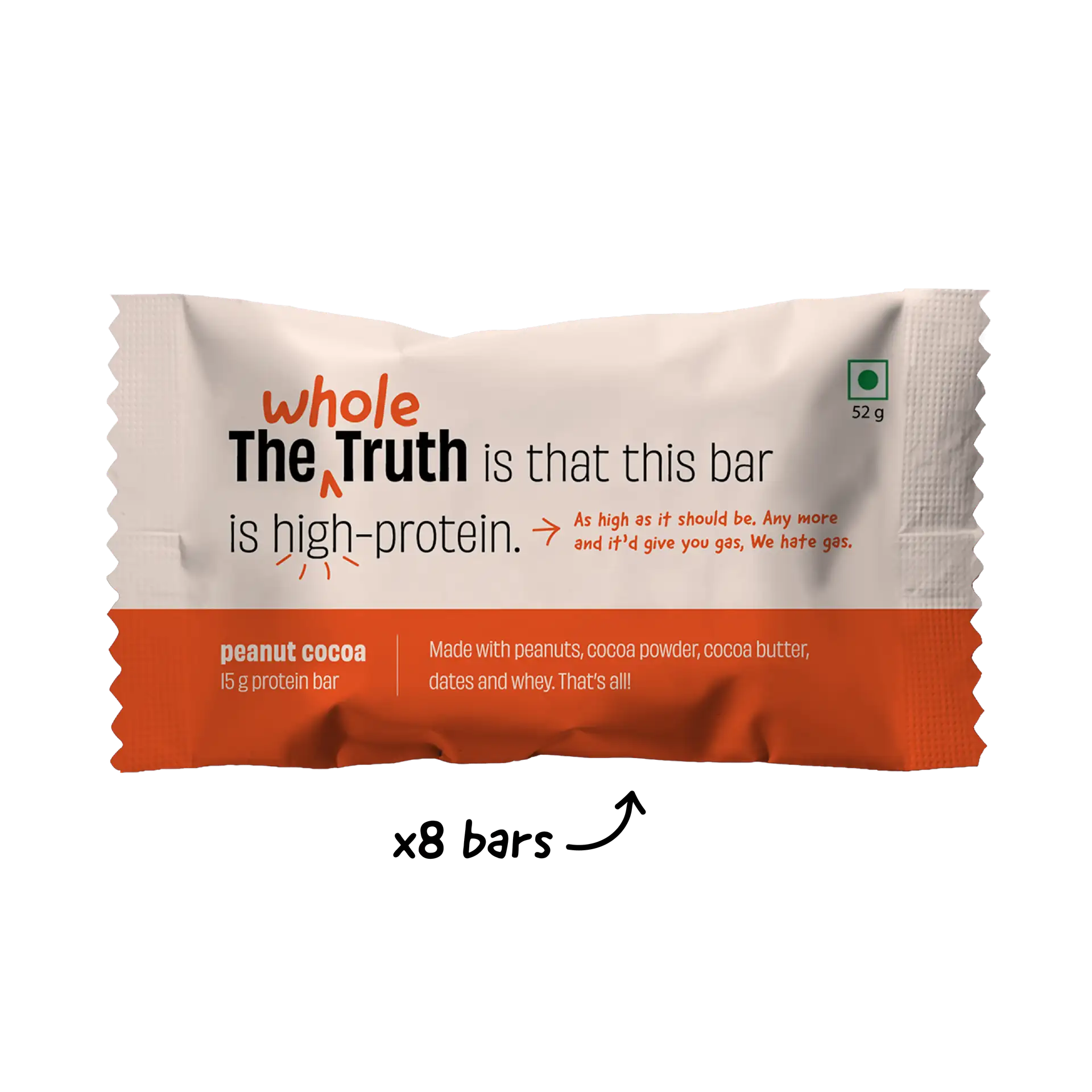 The Whole Truth Peanut Cocoa Protein Bars